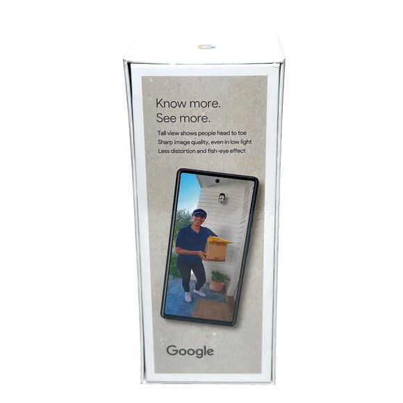 Google Nest Doorbell 2nd Gen Wired (Snow) Smart Video Doorbell NEW SEALED - Picture 4 of 6